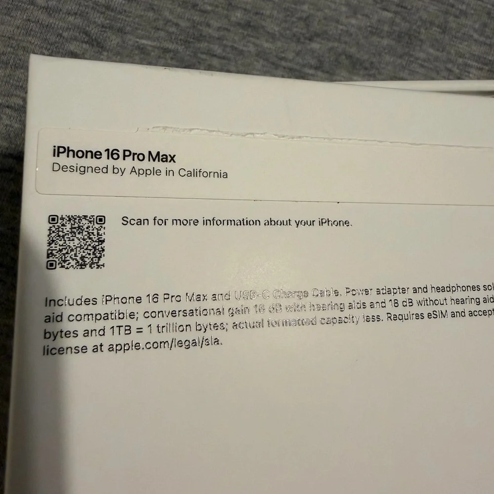 Apple iPhone 16 pro max - 256 GB